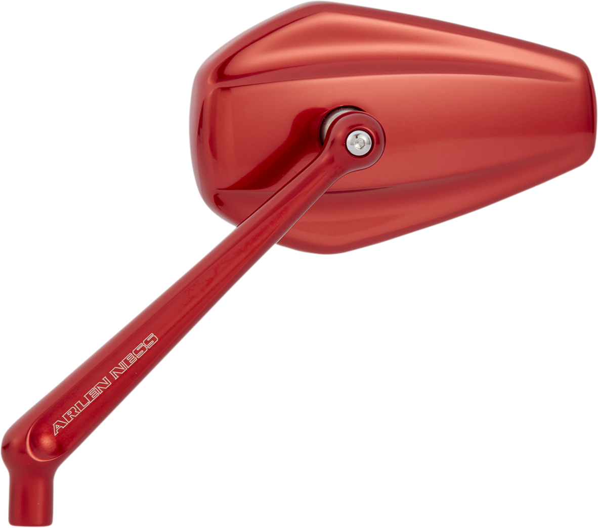 Mini Stocker Forged Mirror - Mirror - Mini/Stocker - Side View - Hexagon - Red - Right [0640-1391]