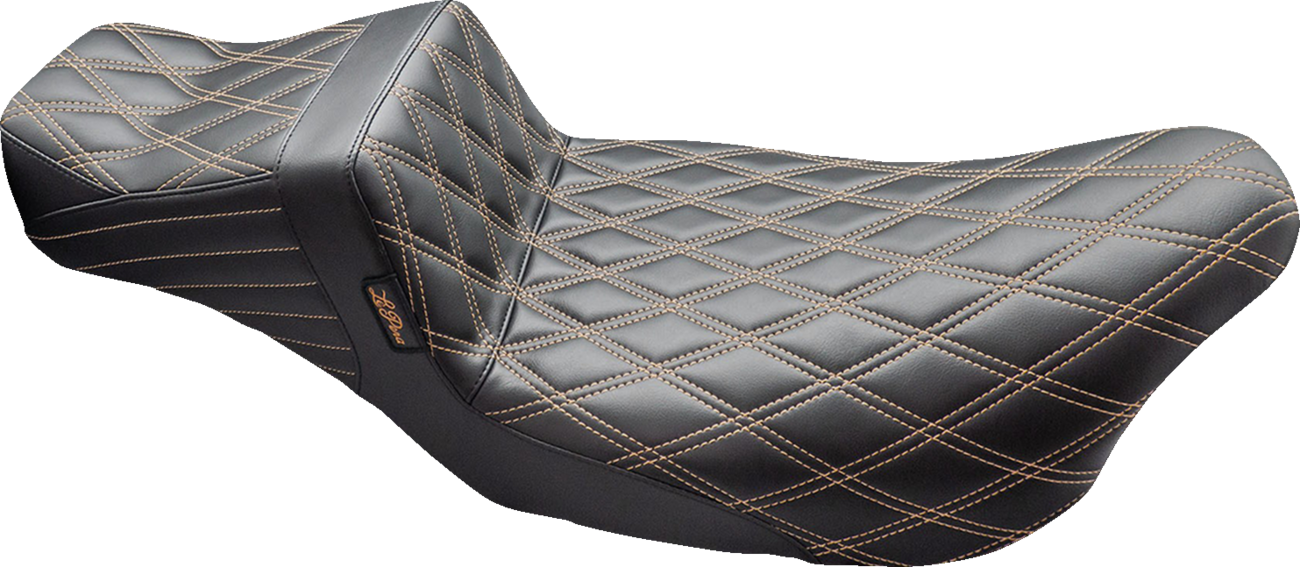 Tailwhip Daddy Long Legs Seat - Double Diamond w/ Chestnut Thread - FLH/FLT '08-'24 [0801-1700]