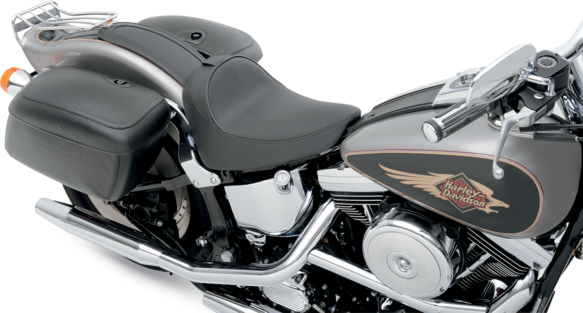 Backrest Compatible Solo Seat — Smooth - Solo Seat - Smooth - Driver Backrest - FXST/FLST '84-'99 [0802-0618] - Image 4