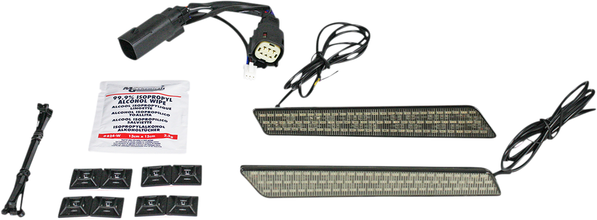Dual Color LED Saddlebag Latch Lightz™ - Saddlebag Light - Smoke Lens [2040-2846]