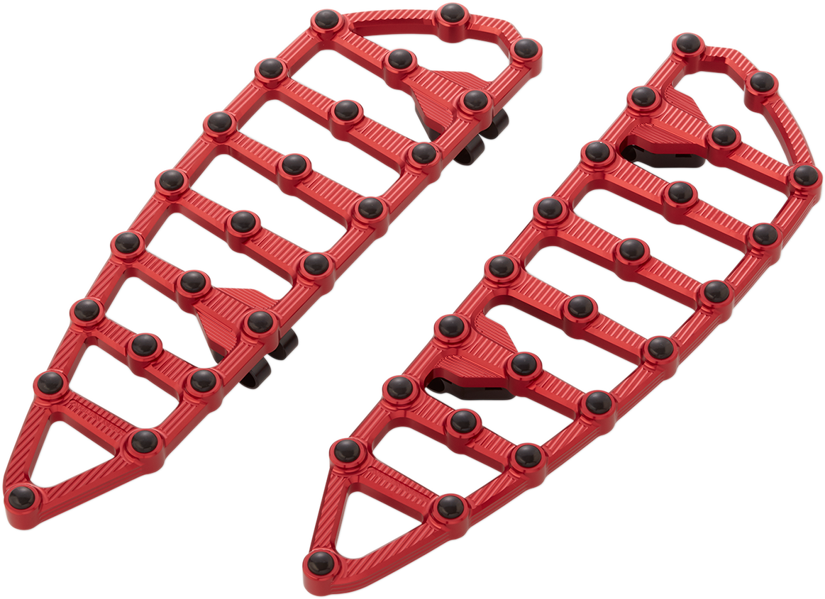 MX Billet Floorboards - MX Driver Floorboards - Red [1621-0944]