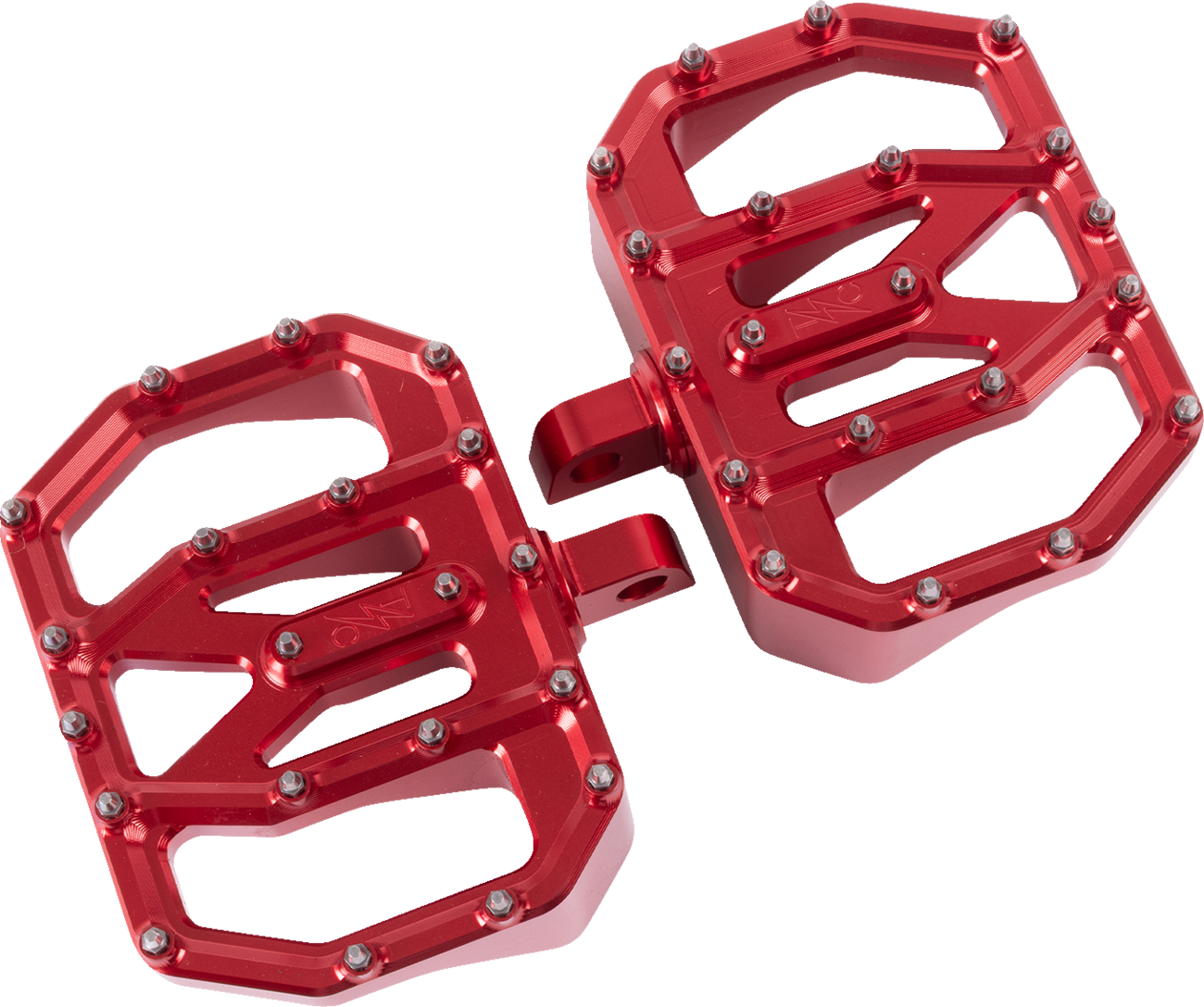 Mini Aggressor Floorboards - Red - Rear [1621-1228]
