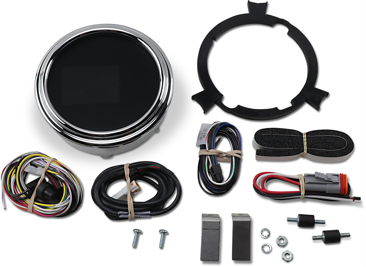 MLX - 2000 Series Gauge - Tank Speedometer - Chrome Bezel - 4.5" - Harley Davidson '99-'03 [2210-0504] - Image 2