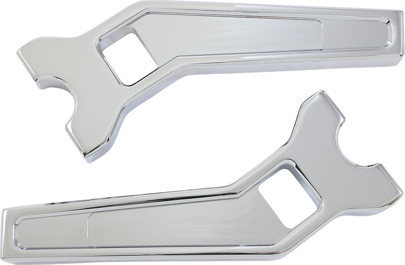 Performance Risers - Pullback - 8" x 1-1/4" - Chrome [0602-1417]