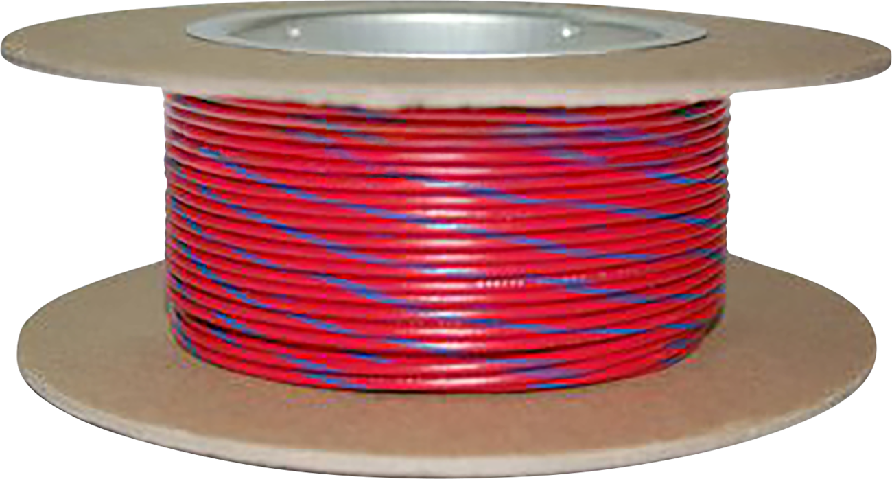 OEM Color Wire Spool - 100' Wire Spool - 18 Gauge - Red/Blue [2120-0520]