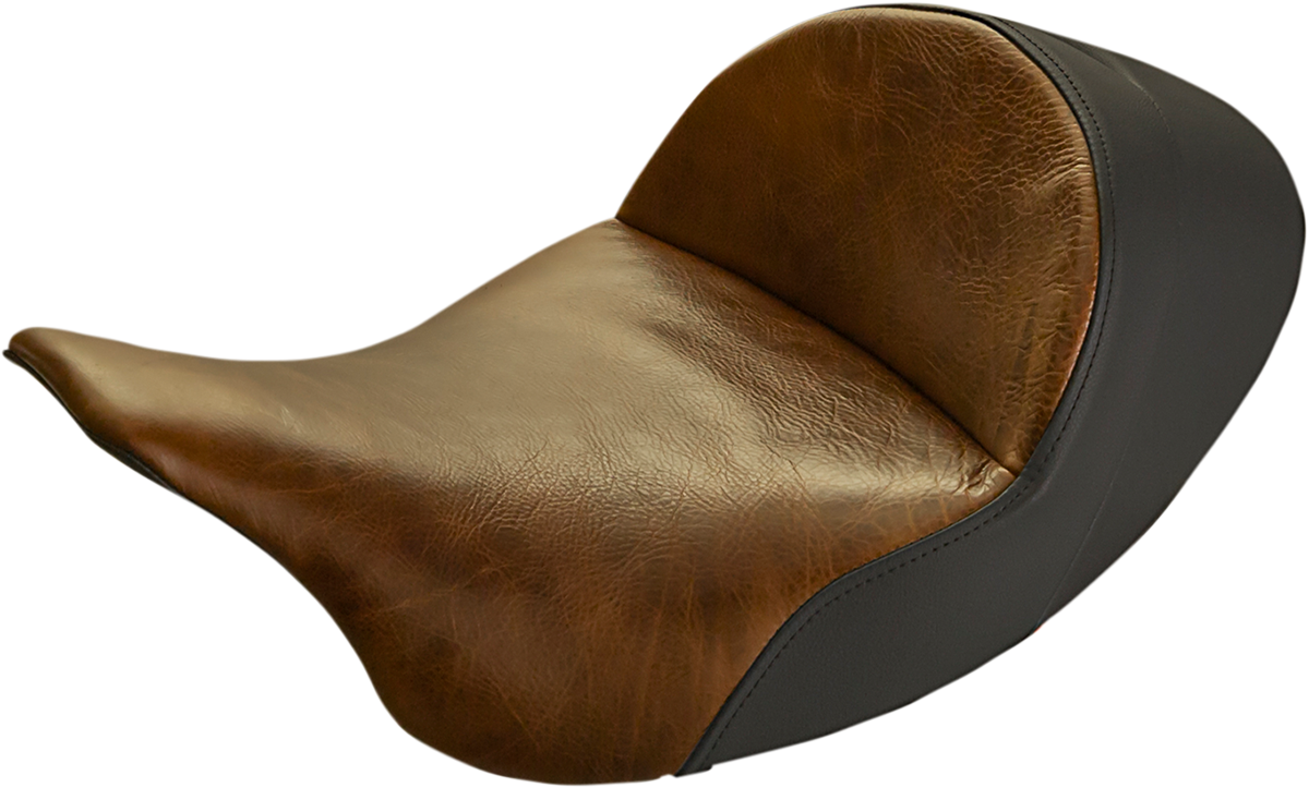 Lariat Low Solo Seat - Seat - Lariat Solo - Low - Distressed Brown - FL '08-'24 [0801-1294]