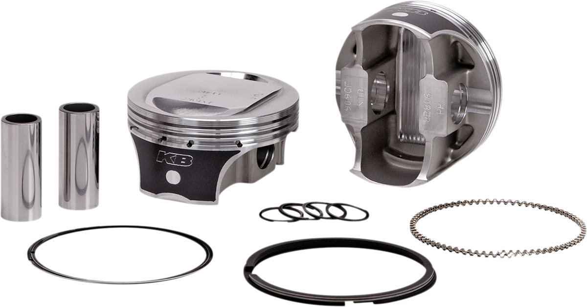 Forged Piston Kit - Piston Kit - 3.875" Standard -10.5:1 CR - 96" to 103" Big Bore |103" Twin Cam [0910-0939]