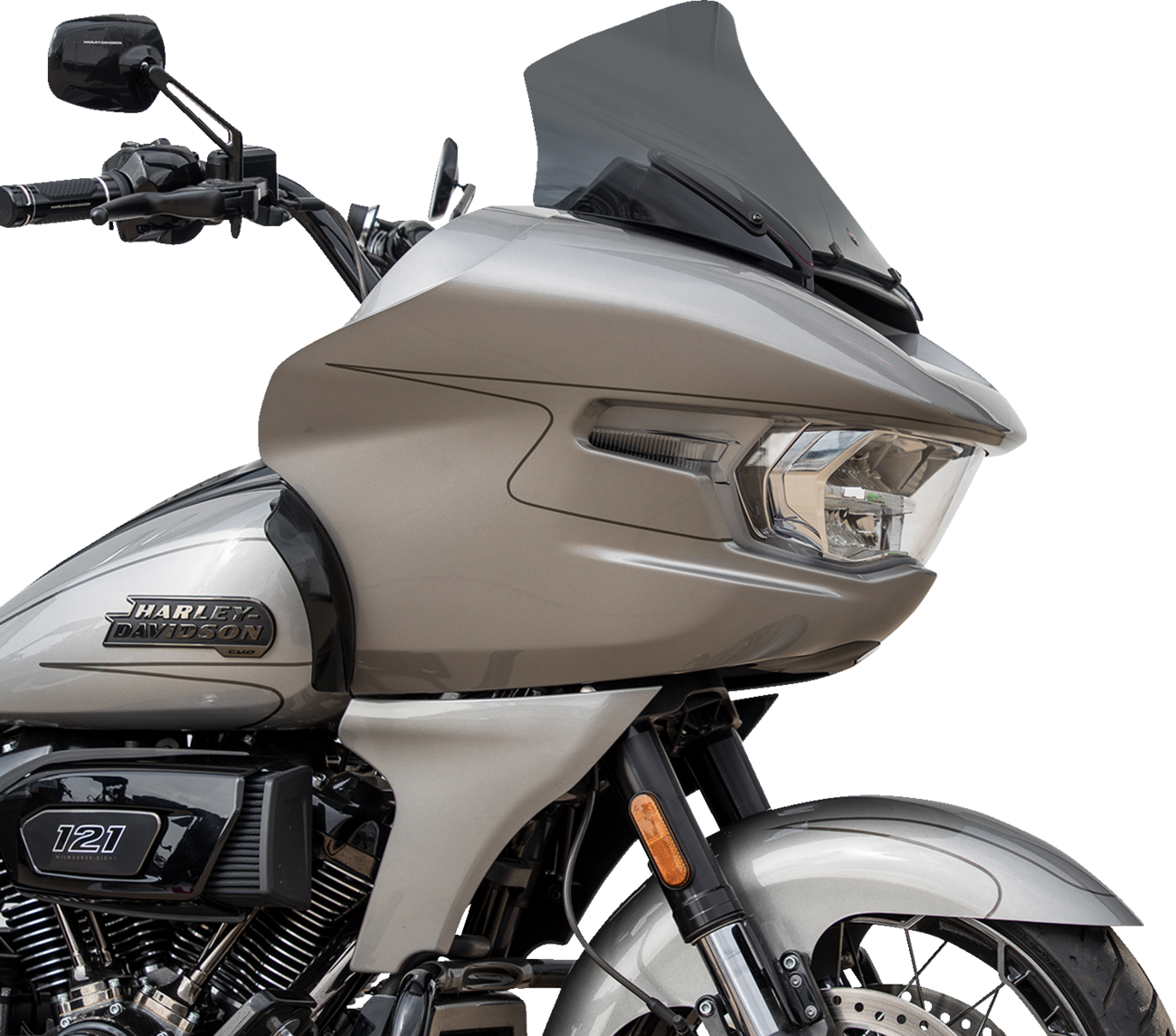 Pro-Touring Flare® Windshield - 12" - Dark Smoke - '23-'25 FLTRX [2310-0848] - Image 4