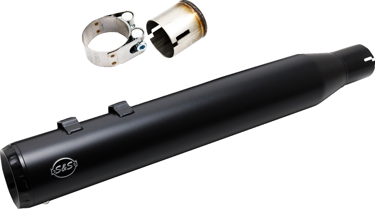 2-into-1 Swindler Exhaust Conversion Kit - 4" - Black - M8 Touring [1801-1847] - Image 2