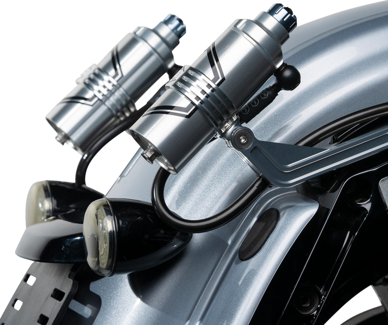REVO ARC Billet Remote Reservoir External Mounts - REVO ARC External Reservoir Mounts - Clear [1313-0246] - Image 5
