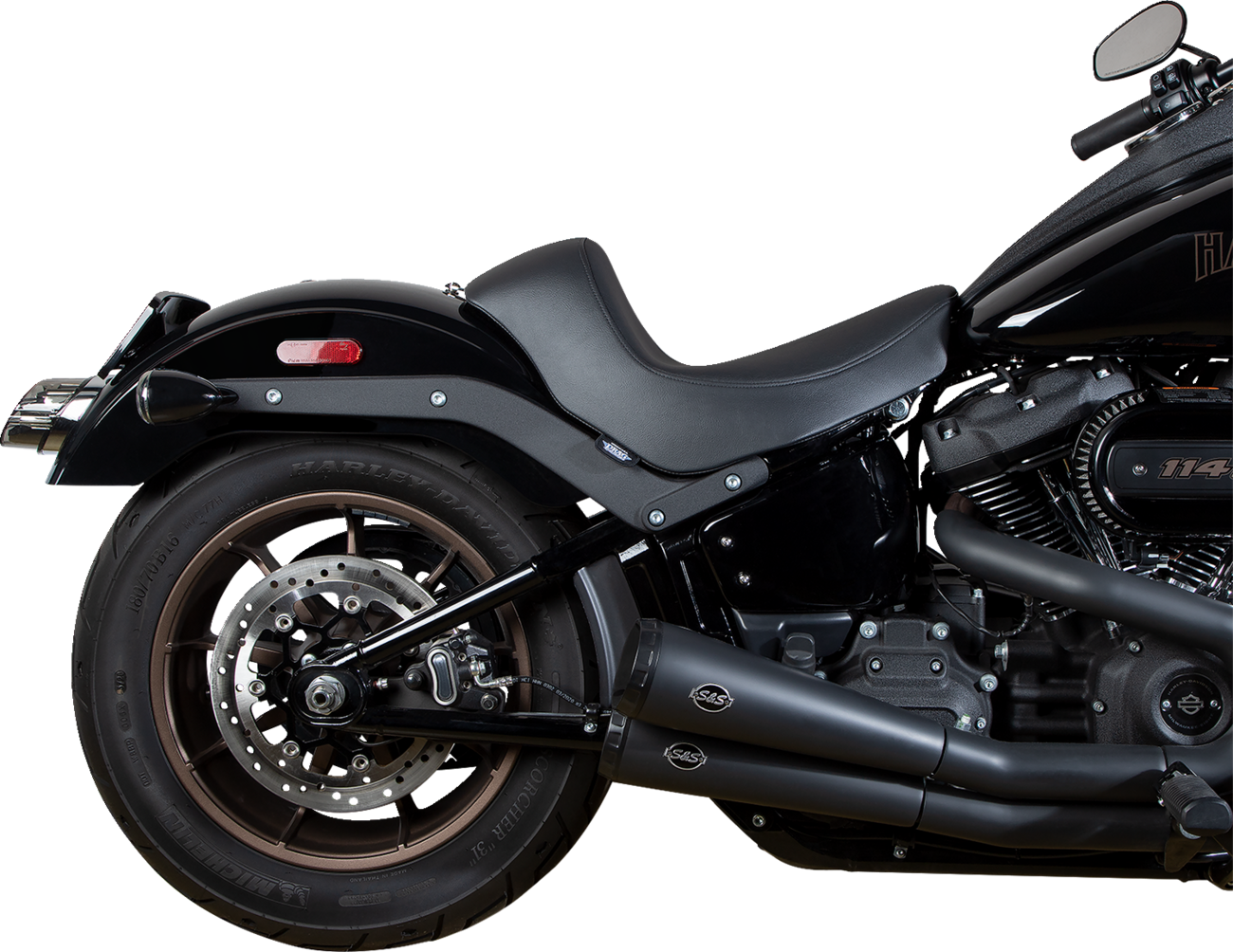 Solo Seat - Black - Smooth - FL/FX '18-'23 [0802-1512] - Image 3