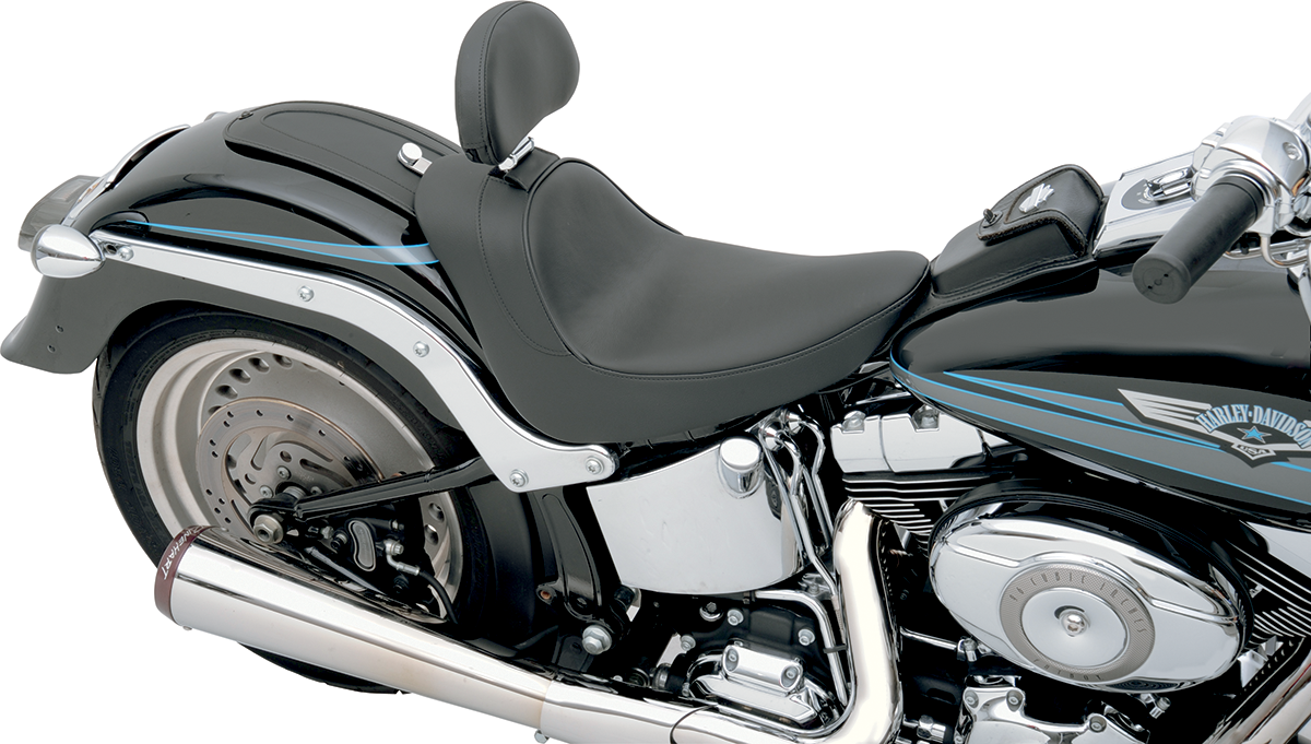 Backrest Compatible Solo Seat — Smooth - Solo Seat - Smooth - Driver Backrest - FL/FX '06-'17 [0802-0626] - Image 2