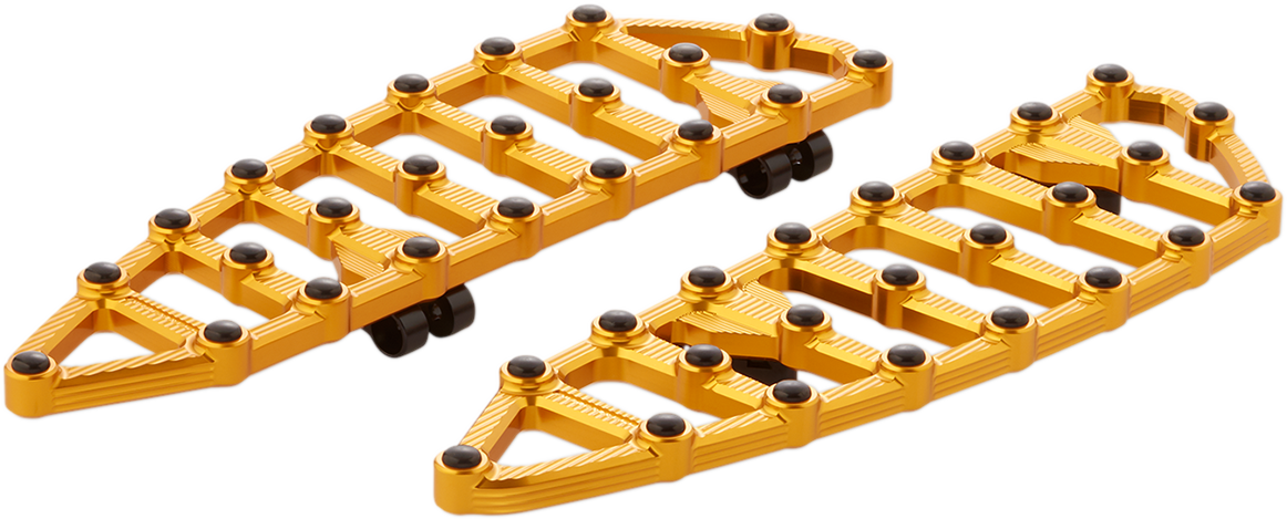 MX Billet Floorboards - MX Driver Floorboards - Gold [1621-0945] - Image 2