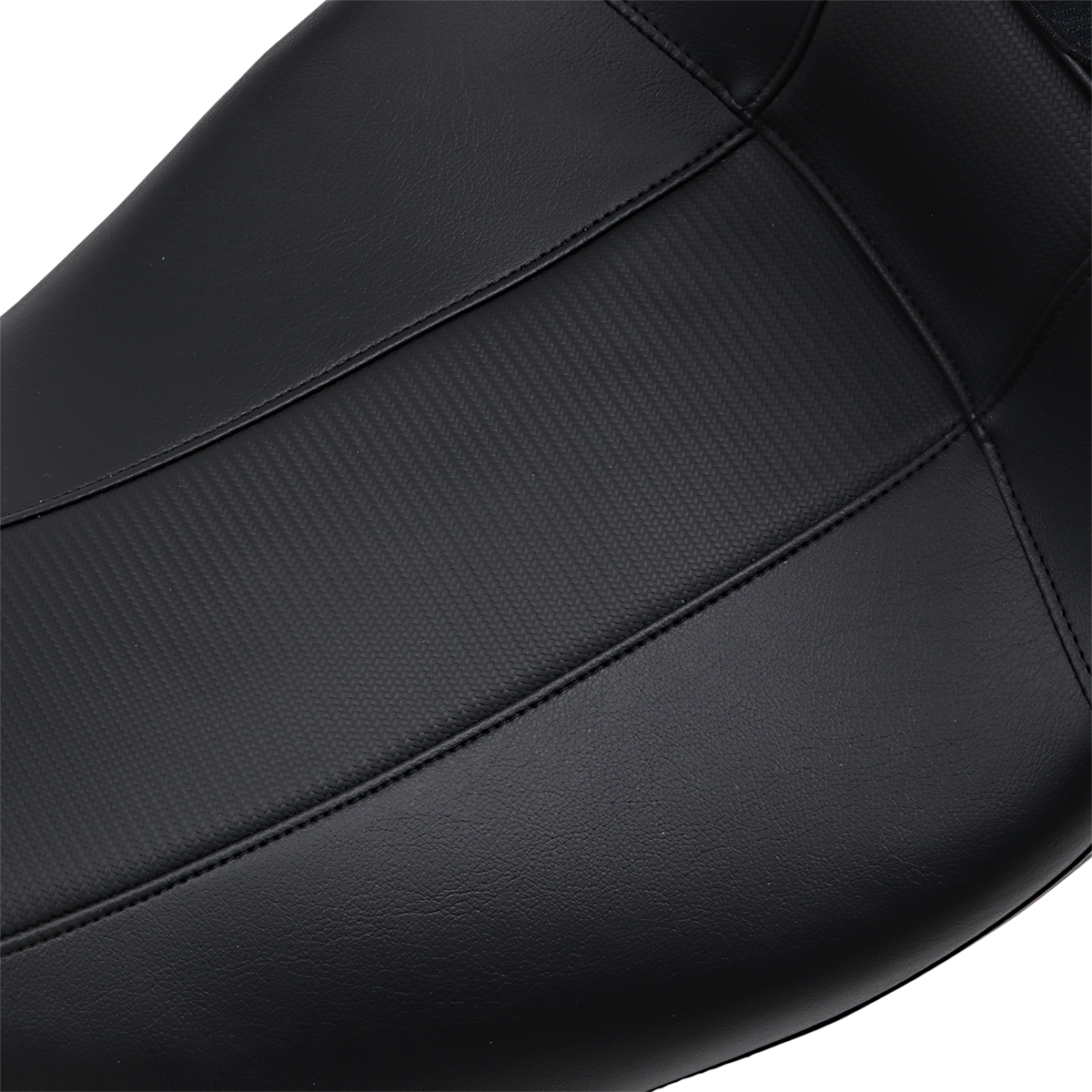 Outcast GT Seat - 2-Up - With Backrest - Black Carbon Fiber - FL '08-'23 [0801-1232] - Image 2