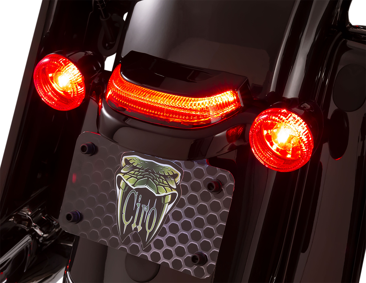 Crown Taillight with Lightstrike™ Technology - Taillight - Red Lens - Black [2010-1456] - Image 3