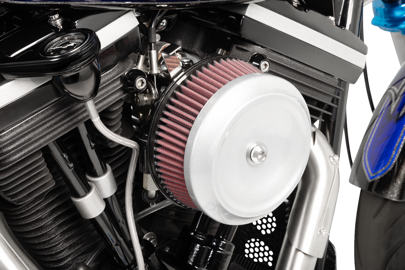 Stealth Air Cleaner Cover - Air Cleaner Cover - Bob Dish - Chrome [1014-0118] - Image 2