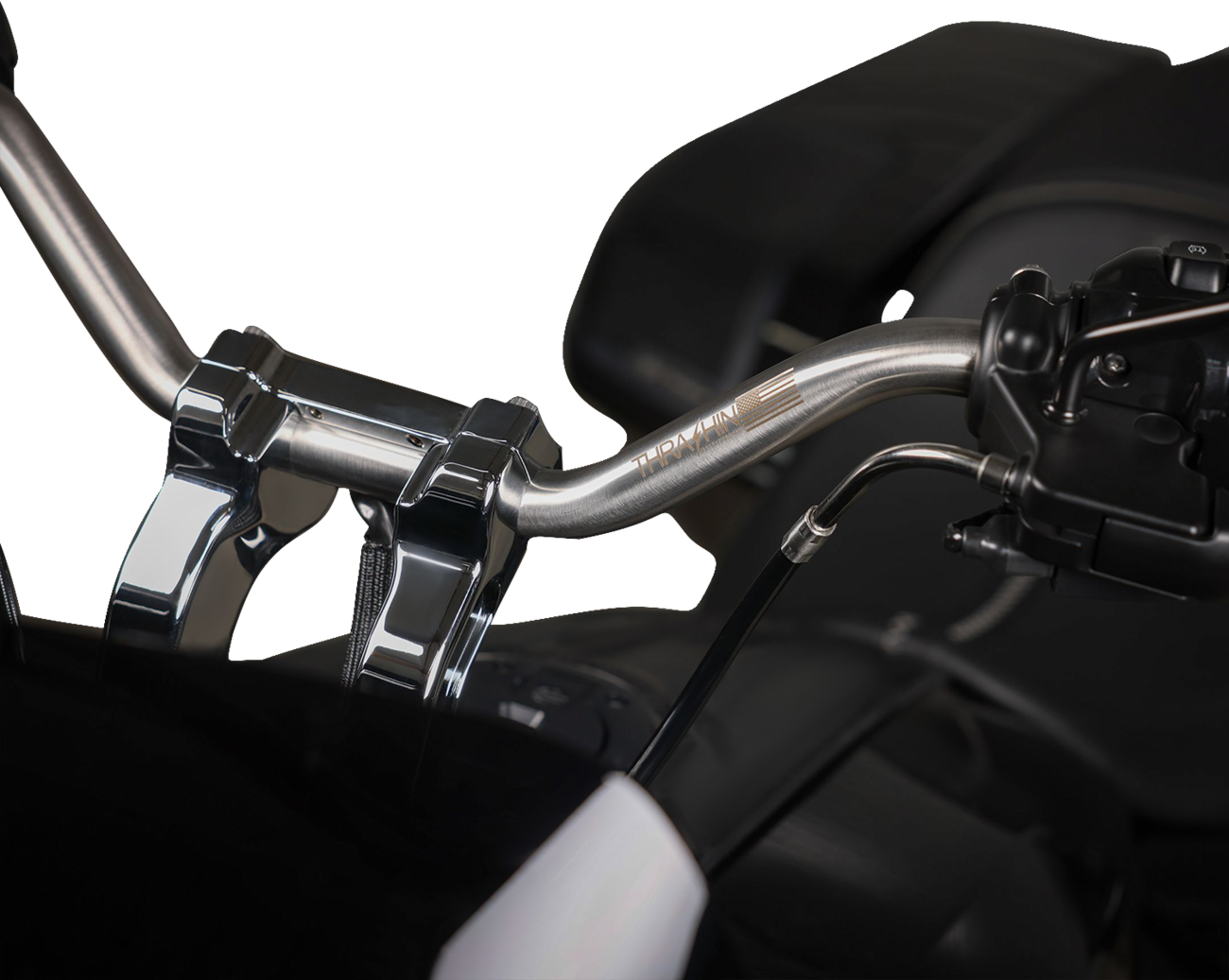 1" Handlebar - Mid Bend - Stainless Steel [0601-6652] - Image 4
