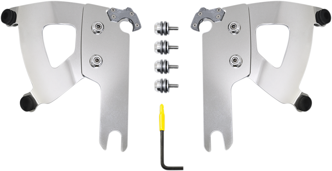 Road Warrior Trigger-Lock Mount Kit - Road Warrior Mounting Kit - Polished - FLHR [2320-0240]