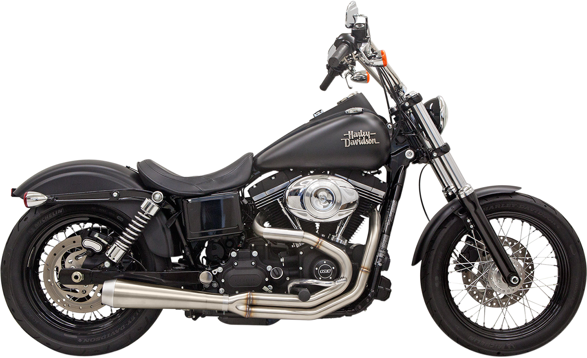 Road Rage Type III 2:1 Exhaust System - Road Rage 3 Exhaust - Stainless - '91-'17 Dyna [1800-1955] - Image 2
