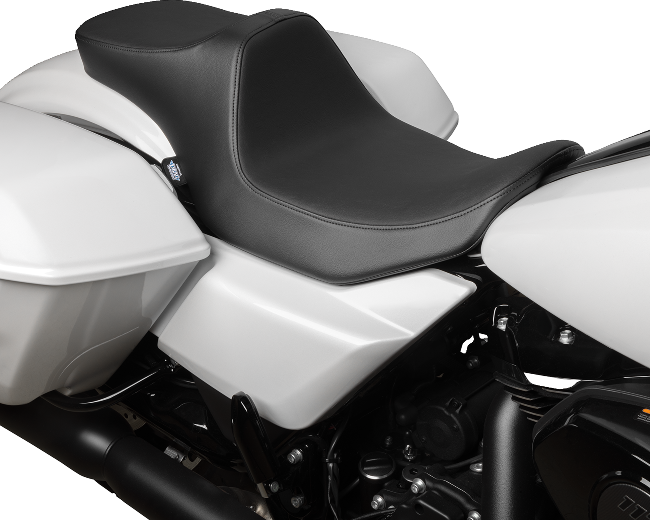 Predator III Seat - Predator III 2-Up Seat - Vinyl - Smooth - FLT/FLH '23-'24 [0801-1930] - Image 4