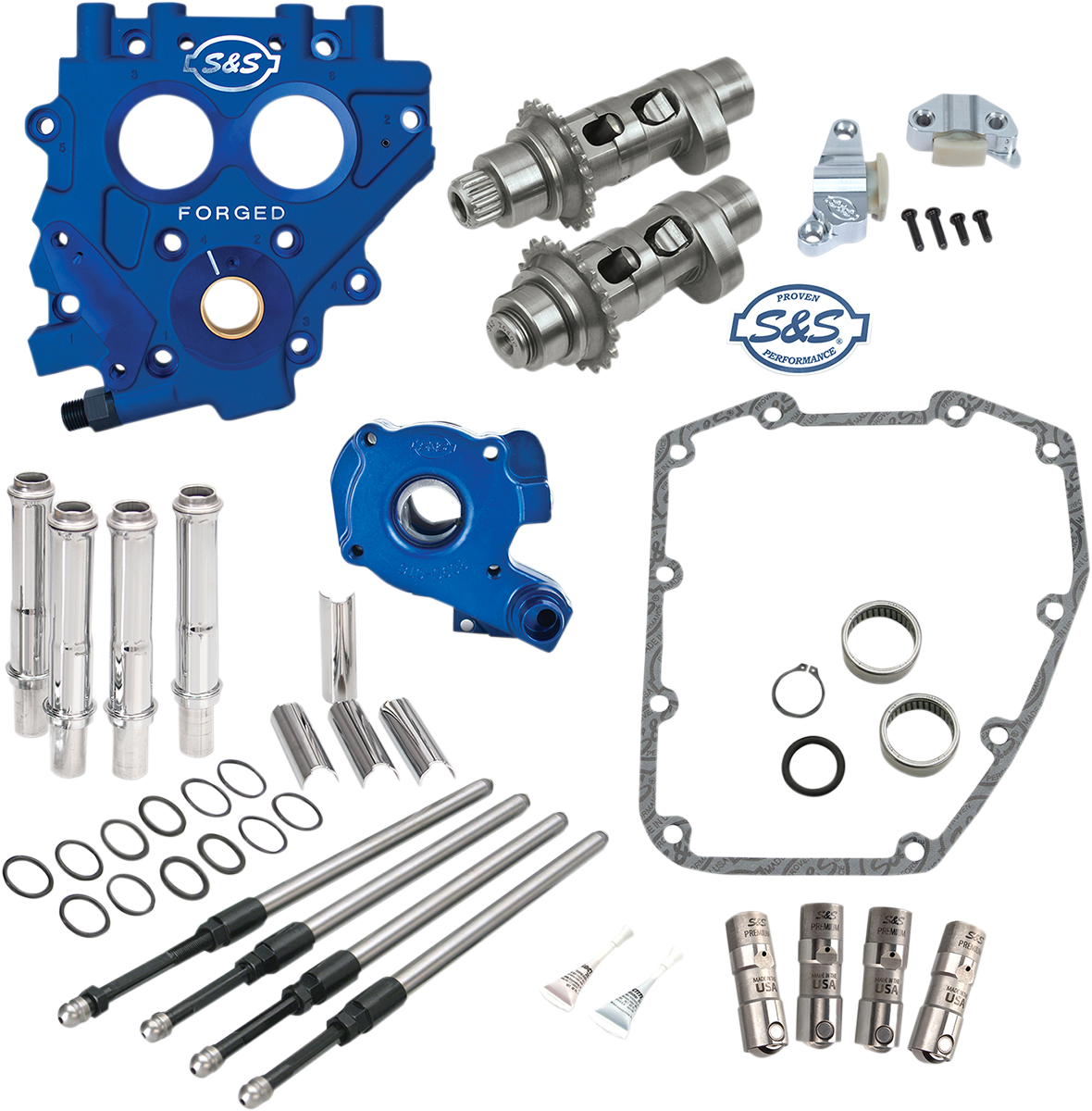 Chain Drive Cam Chest Kit - Cam Chest with Plate Kit - 551CE - Easy Start Cams - Twin Cam [0925-1109]