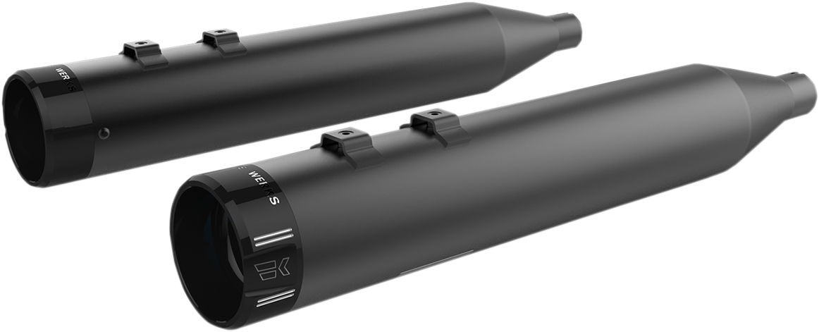 4-1/2" HP-Plus® Slip-On Mufflers - Black with Klassic Tip [1801-1285]