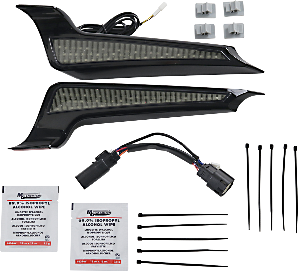 Fascia LED Panels - Fascia LED Light Panels - Black/Smoke [2040-2511]