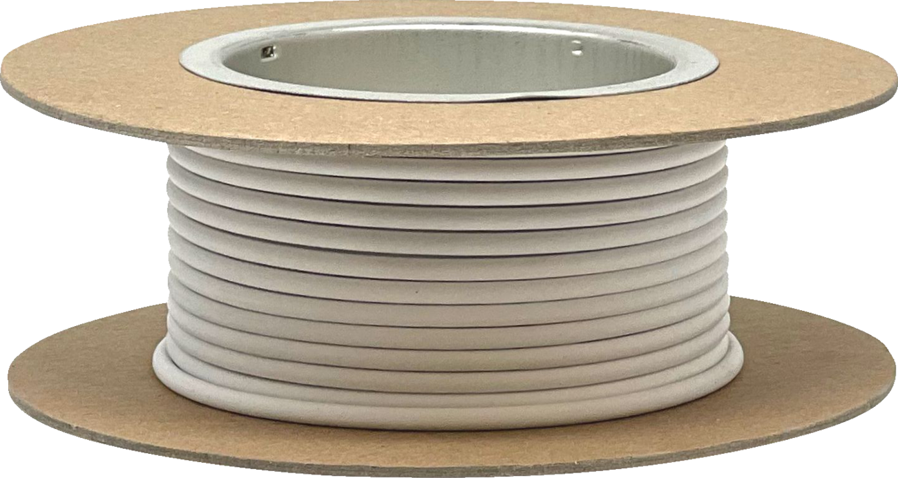GXL Copper Wire - 25' GXL Wire Spool - 12 Gauge - White [2120-1292]