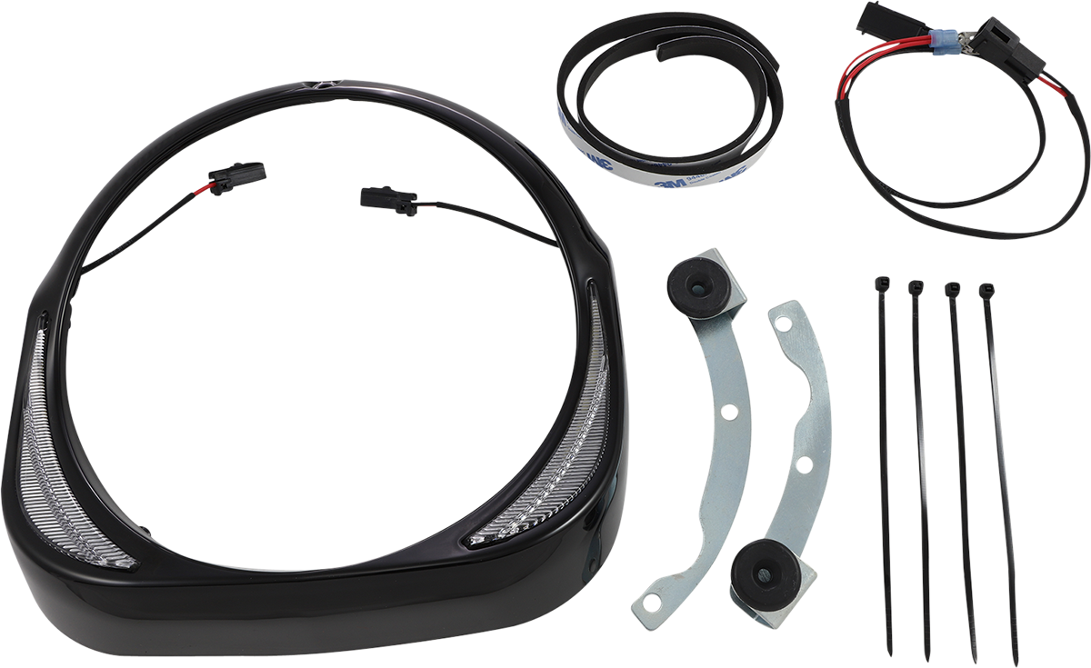 Fang® Headlight Bezels - Headlight Bezel - Black [2001-1364]