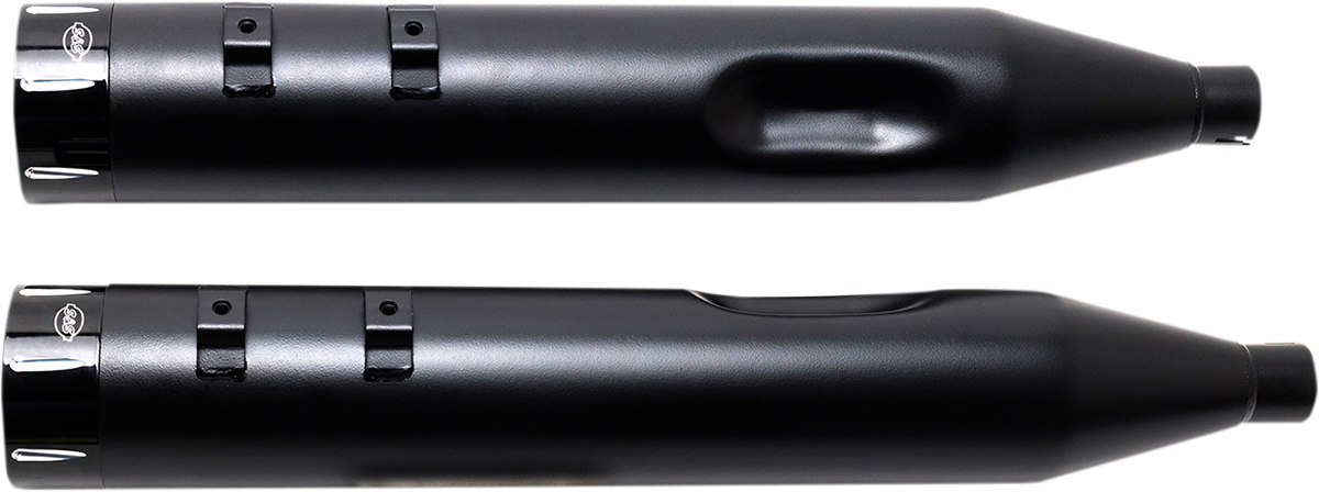 4-1/2" MK45 Performance Mufflers - Black with Black Tracer [1801-0853] - Image 3