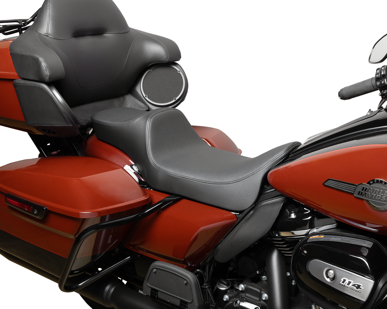 Extended Reach Predator III Seat - Predator III Seat - Extended Reach - Smooth - FLH/FLT '08-'24 [0801-1922] - Image 3