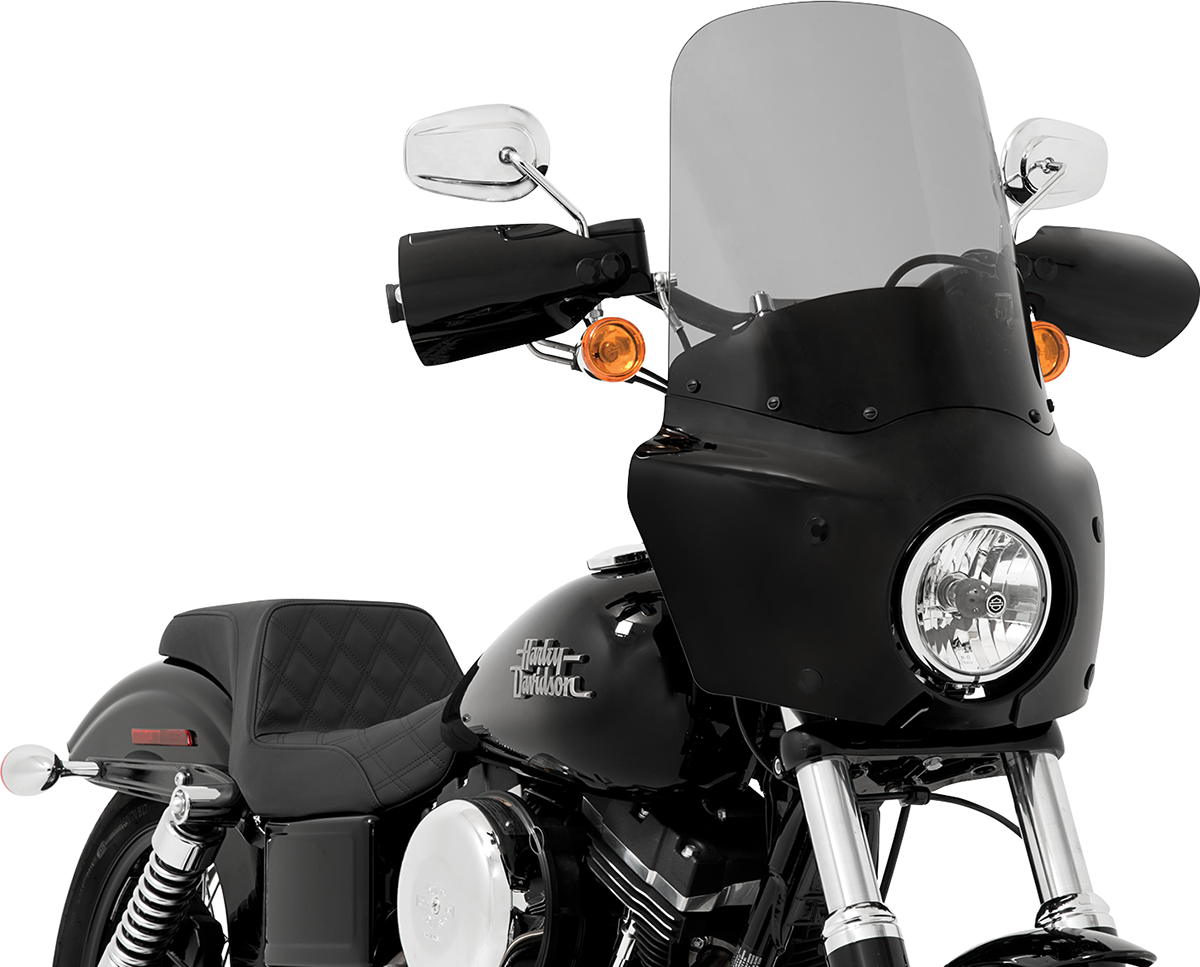 Road Warrior Windshield — without Vent - Road Warrior Windshield - Black Smoke - 17" [2350-0453]