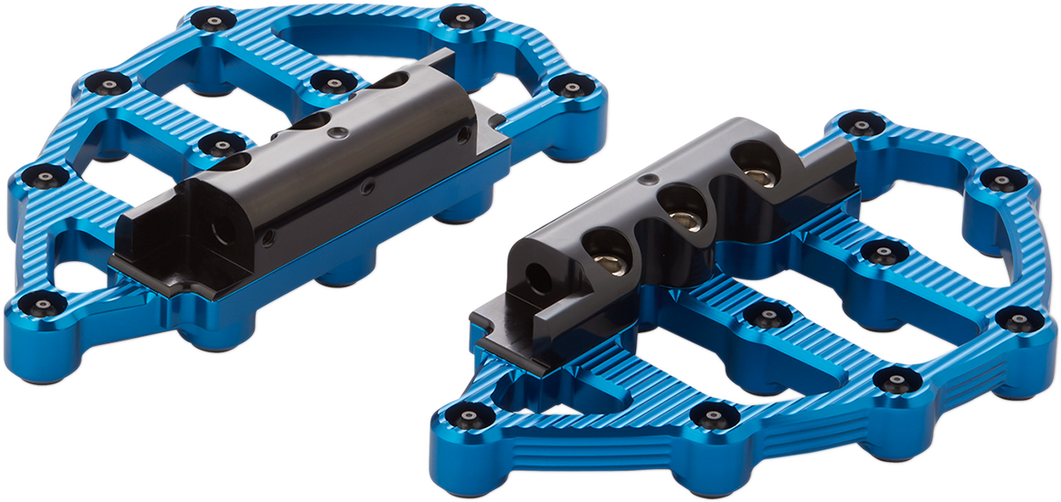MX Billet Floorboards - MX Passenger Floorboards - Blue [1621-0948] - Image 2