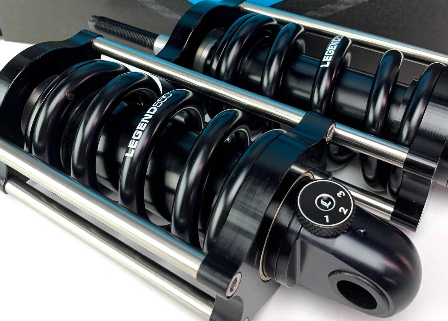 REVO-A Adjustable Softail Coil Suspension - Revo-A Shock - 12.25" - Standard - '00-'17 Softail Models [1310-1973] - Image 5