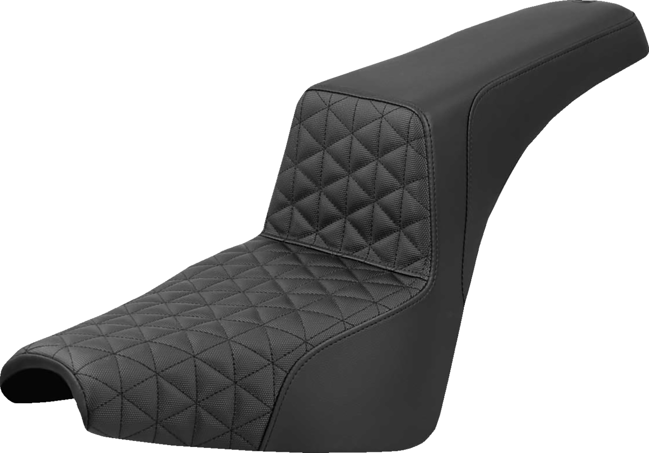 Step-Up Tri-Gripper Seat - Step-Up Seat - Tri-Gripper - Black - FXBB/FXST '18-'25 [0802-1666]