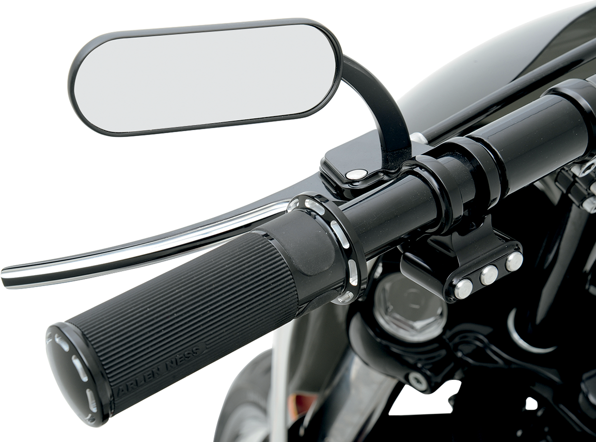Micro-Mirror - Mirror - Micro - Mini - Side View - Oval - Black - Left [0640-0499] - Image 3