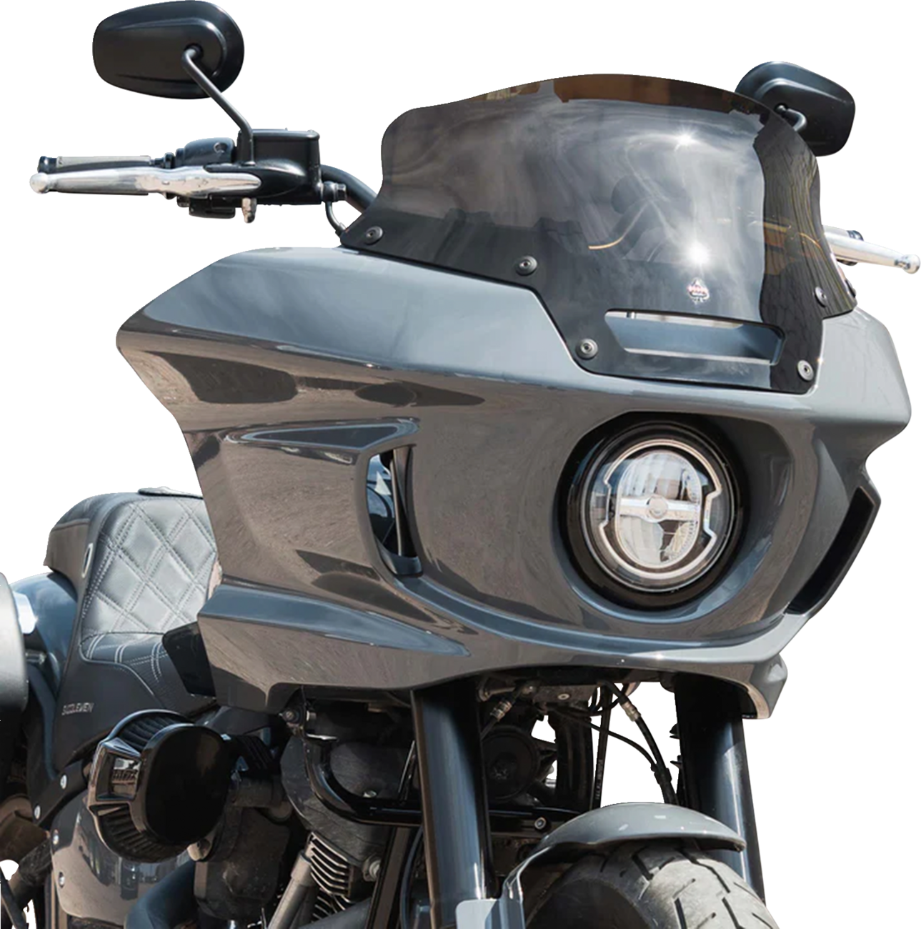 Kolor Flare® Windshield - 6" - Bronze - '22-'25 FXLRST [2310-0838] - Image 3