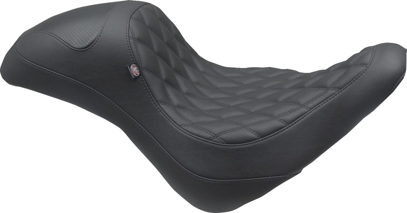Extreme Fastback™ Seat - Extreme Fastback - Black - Double Diamond - Fat Boy '18-'23 [0802-1508]