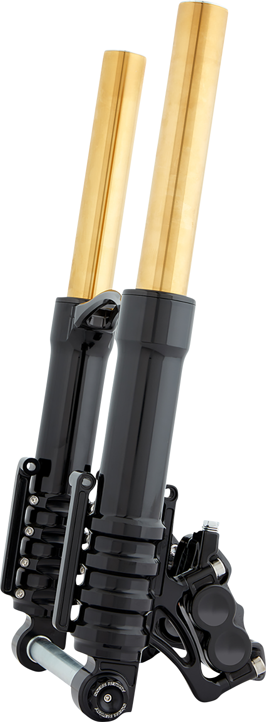 Method No Flex Fork Legs - Fork Legs - 49 mm - Black Anodized - For Custom Radial Mount Brake Caliper [0403-0166] - Image 6