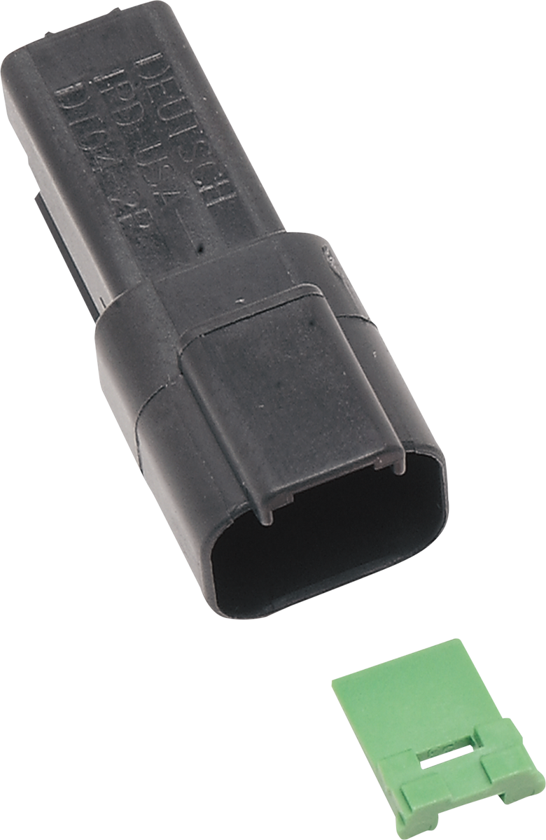Deutsch DT Sealed Connector Component — Wiring Connector - Deutsch Receptacle - 2 Pin - Black [2120-0040] - Image 2