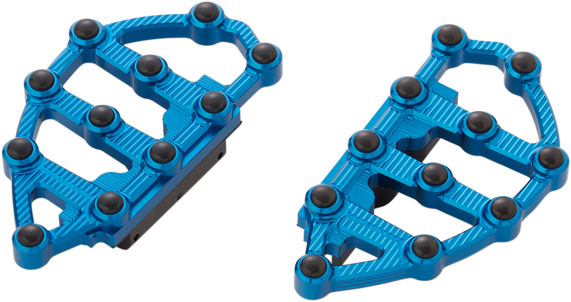 MX Billet Floorboards - MX Passenger Floorboards - Blue [1621-0948]