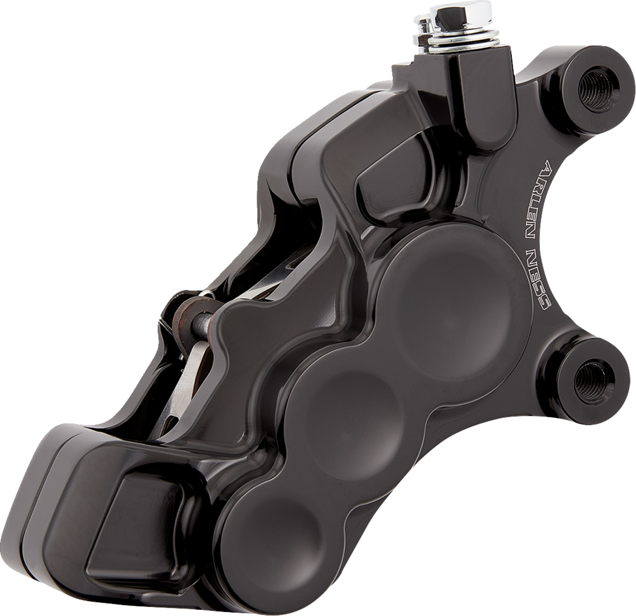 Ness Tech Six-Piston Differential Bore Caliper - 6-Piston Caliper - Front Right - Black - 11.8" [1701-0611]