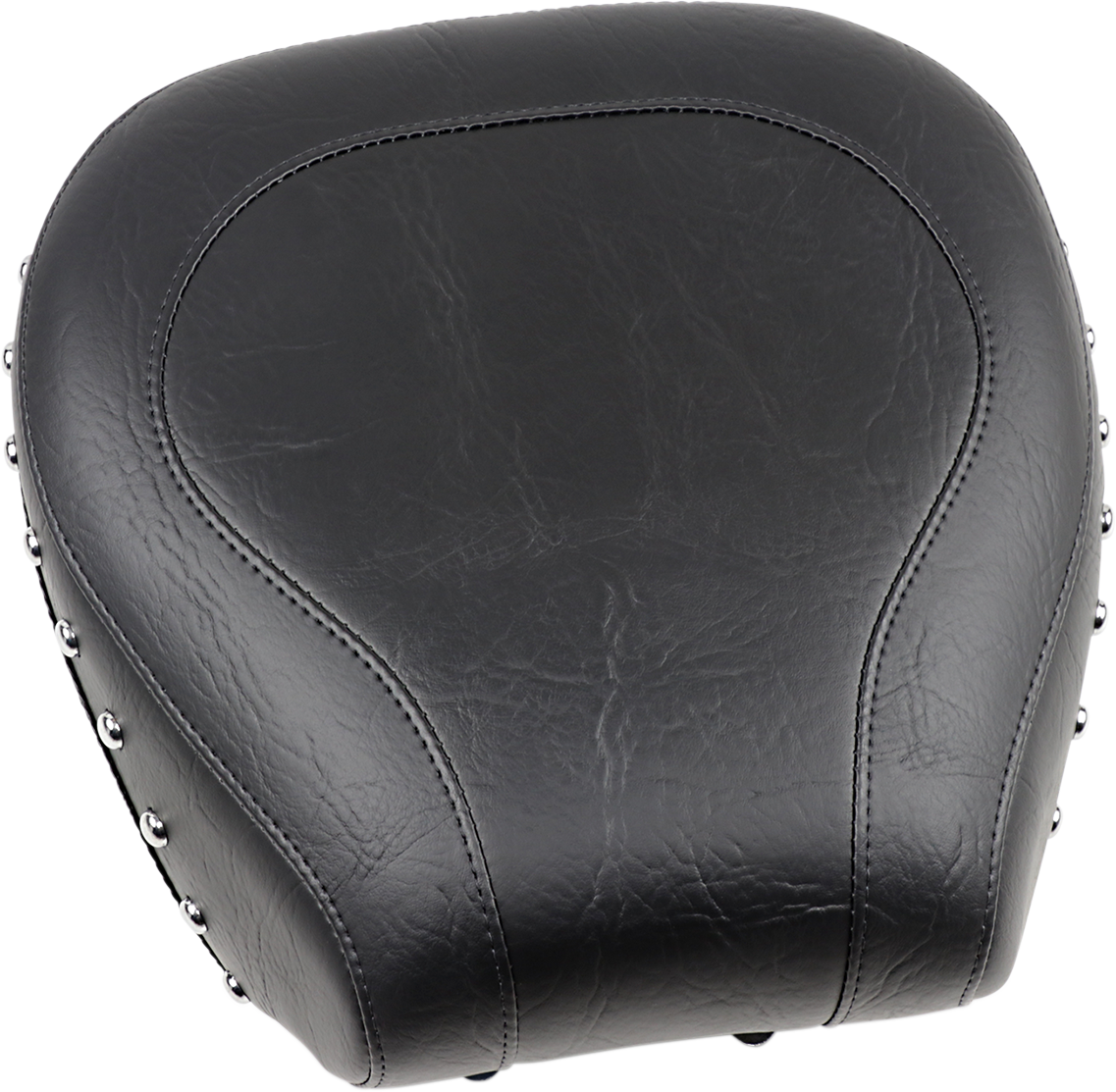 Wide Rear Seat - Studded - Black - Softail '84-'99 [0802-0460] - Image 2