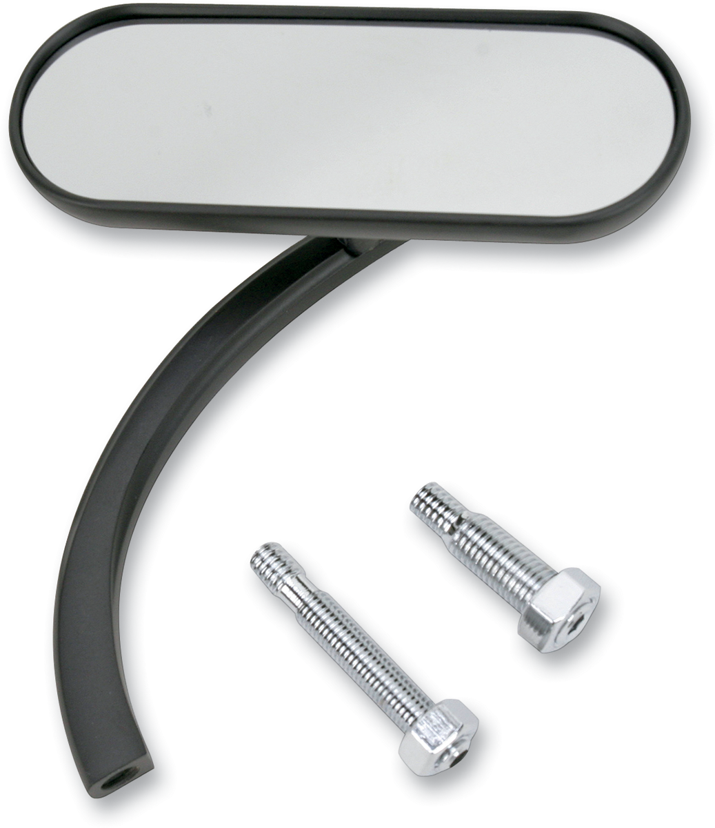 Micro-Mirror - Mirror - Micro - Mini - Side View - Oval - Black - Right [0640-0500]