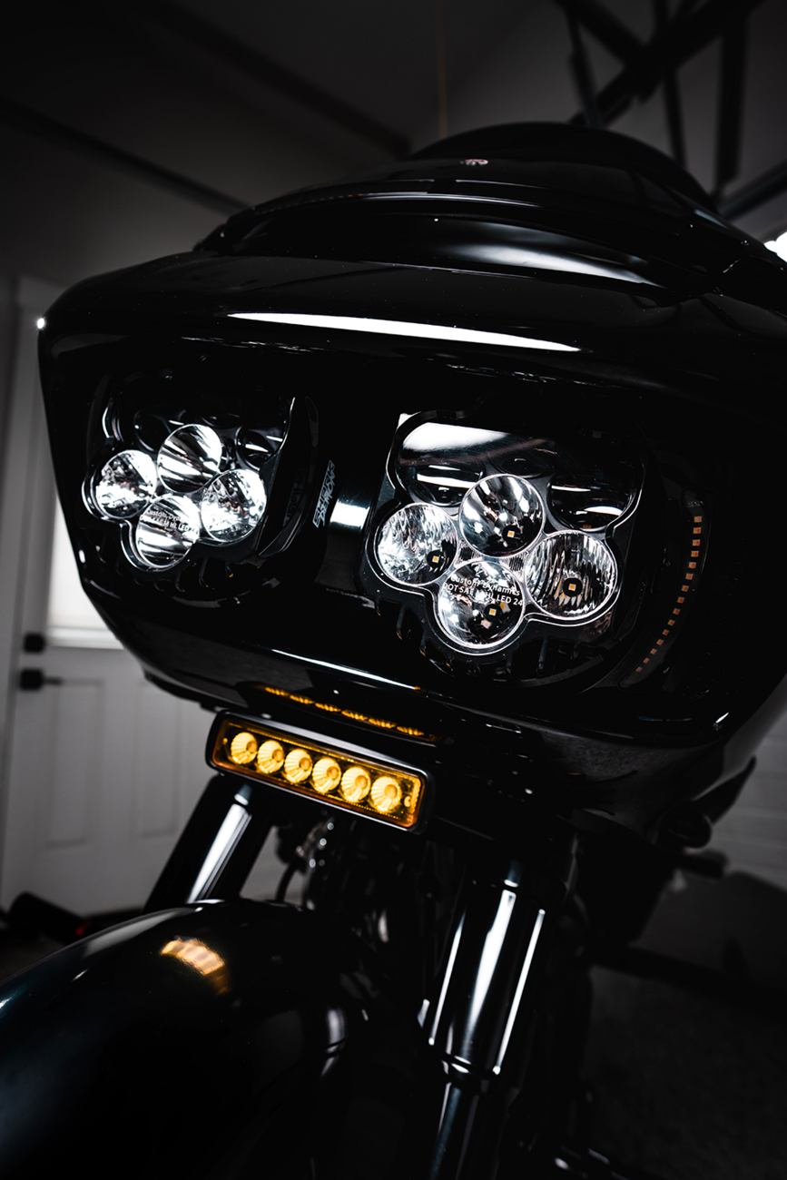 LED Light Bar Kit - LED Light Bar - Yellow Lens - Road FLTR [2040-3194] - Image 5