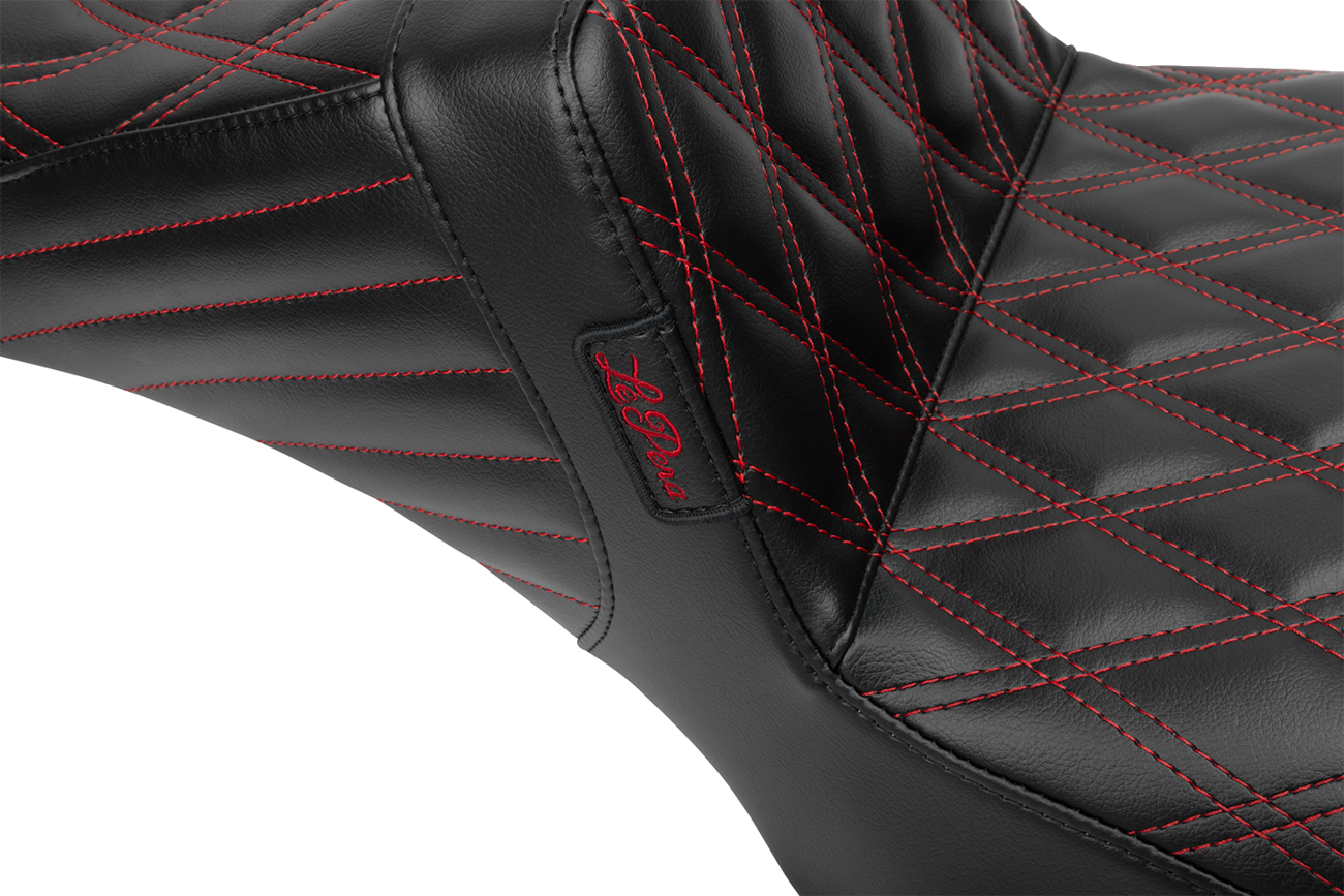 Tailwhip Daddy Long Legs Seat - Red Double Diamond Stitch - FLH/FLT '23-'25 [0801-1856] - Image 3