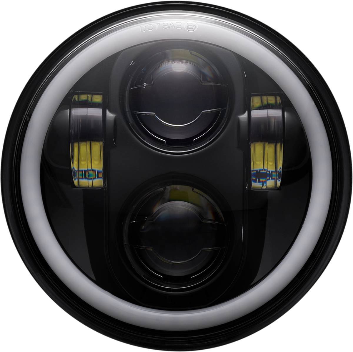 ProGLOW™ LED Headlamp with Color Changing Halo - ProGLOW™ 5-3/4" Headlamp - with Mounting Ring - Black [2001-2481]
