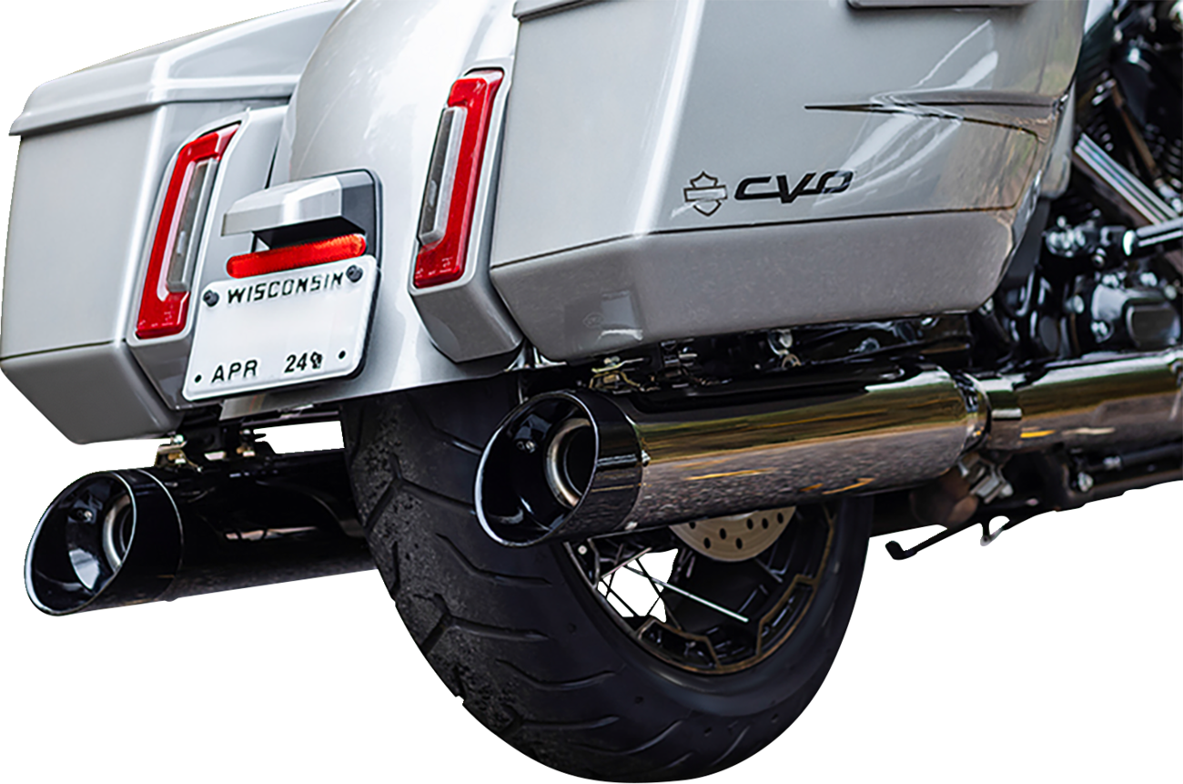 4-1/2" MK45 Performance Slip-On Mufflers - Lava Chrome - 50-State [1801-1810] - Image 2