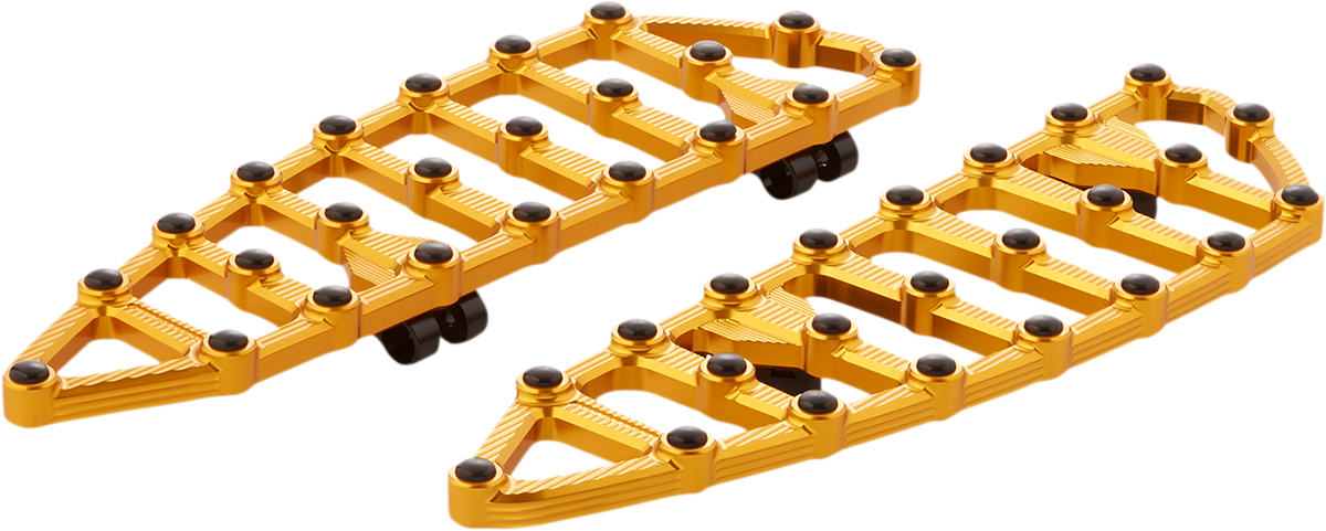 MX Billet Floorboards - MX Driver Floorboards - Gold [1621-1015]