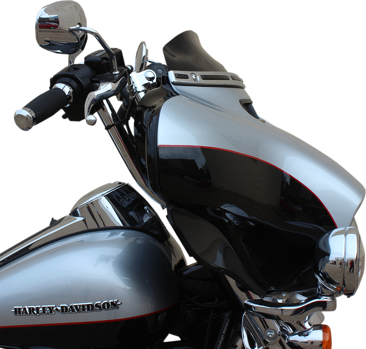 Flare® Windshield - 4" - Black - '14-'25 FLH [2310-0672]